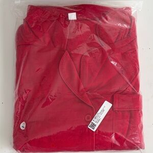 Red Long-sleeve and Pants PJ Set